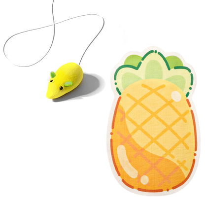 Self-Adhesive Wall-Mounted Cat Scratching Mat - Felt Cat Scratch Pad and Toy for Cats