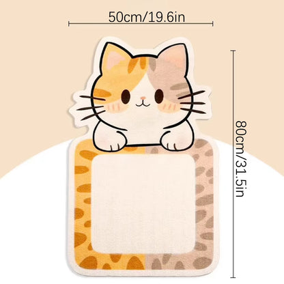 Self-Adhesive Wall-Mounted Cat Scratching Mat - Felt Cat Scratch Pad and Toy for Cats