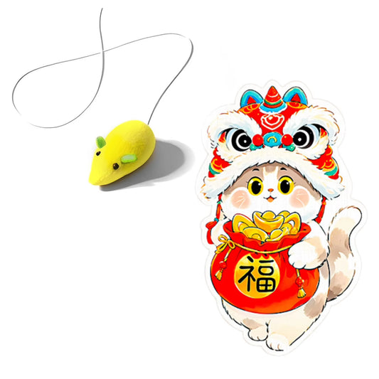 Self-Adhesive Wall-Mounted Cat Scratching Mat - Felt Cat Scratch Pad and Toy for Cats